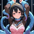 全身ストッキングと触手拘束 2枚目