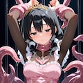 全身ストッキングと触手拘束 5枚目