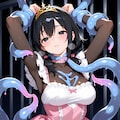 全身ストッキングと触手拘束 6枚目