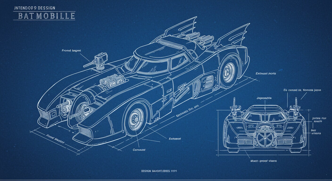 バットモービル図面