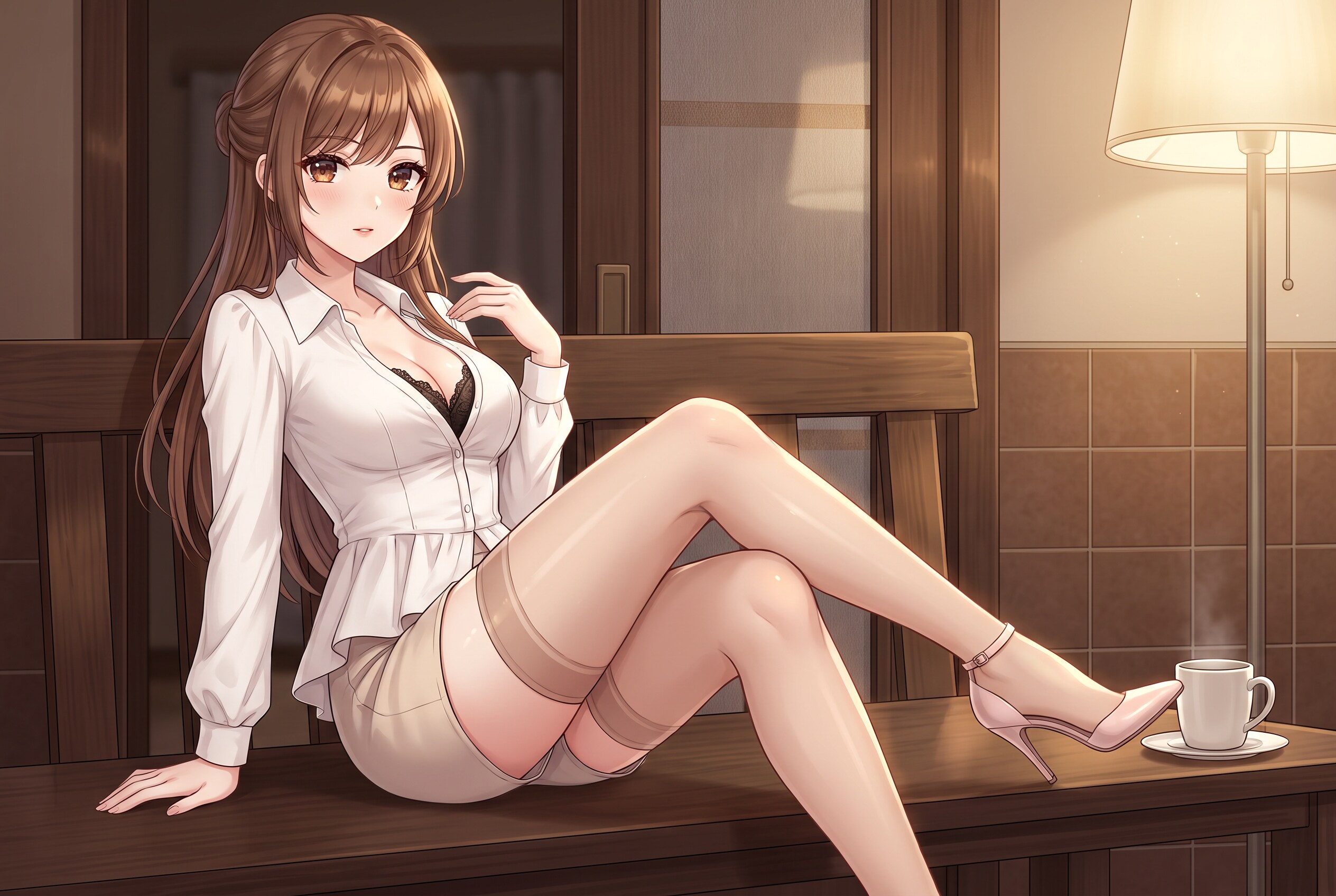 燈影白衣夢想 | の人気AIイラスト・グラビア