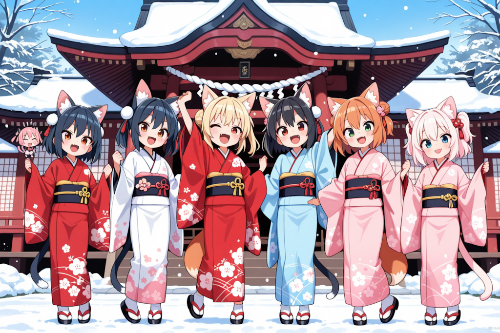 みんなで初詣！！