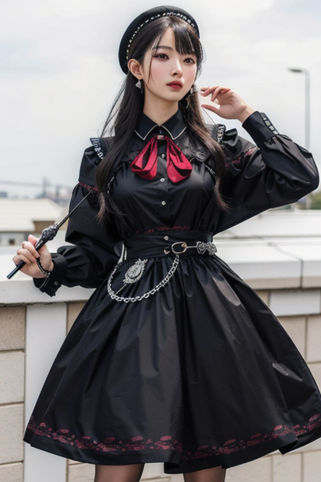 女王様みがあるゴスロリ