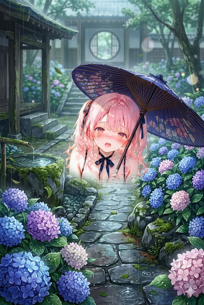 紫陽花 (Geminiに任せたら…)