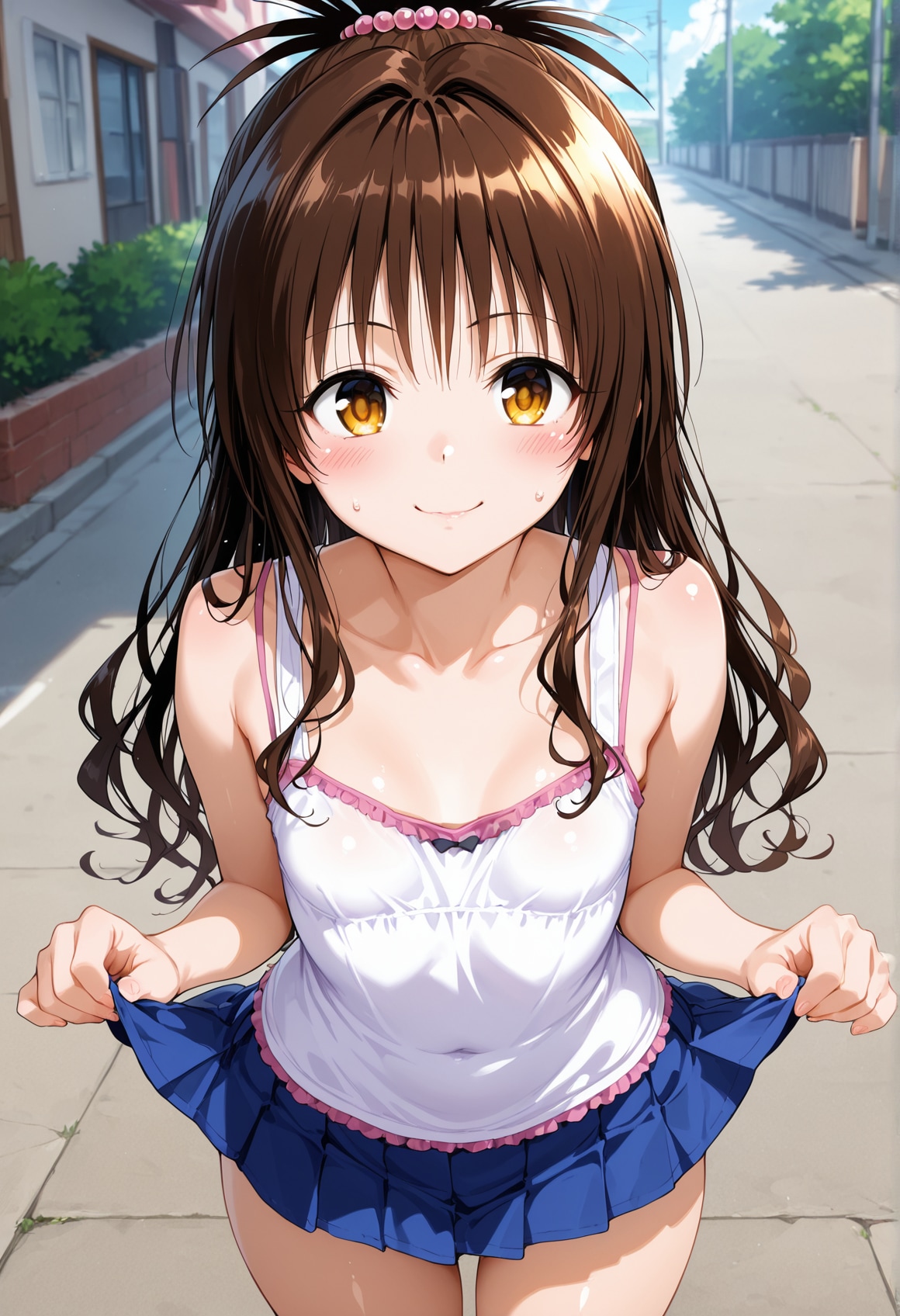 【結城美柑】この人になんで私の見せたくなってるの…？ | の人気AIイラスト・グラビア