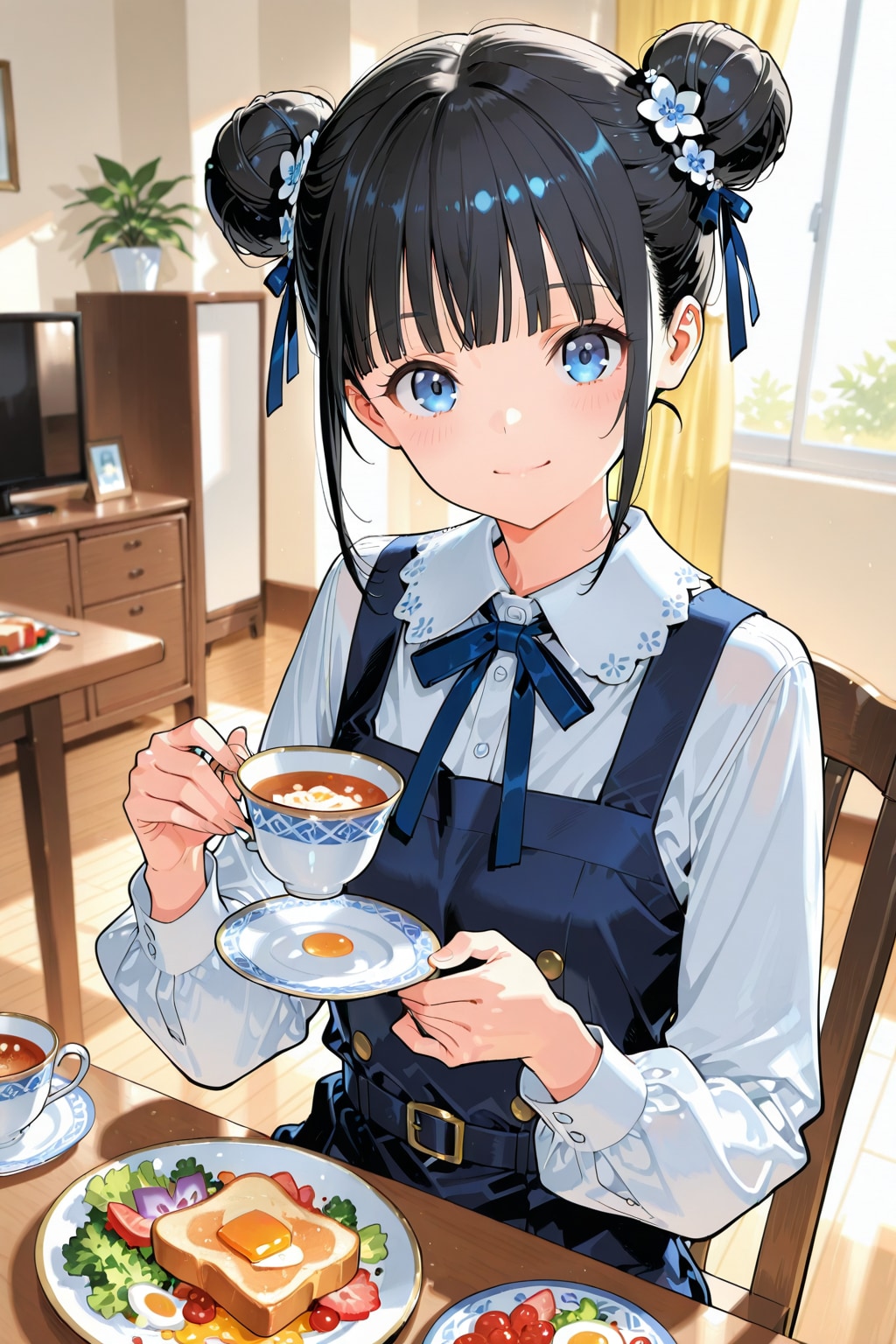 おだんごちゃん🍡✨と朝ごはん🍚✨　5/11