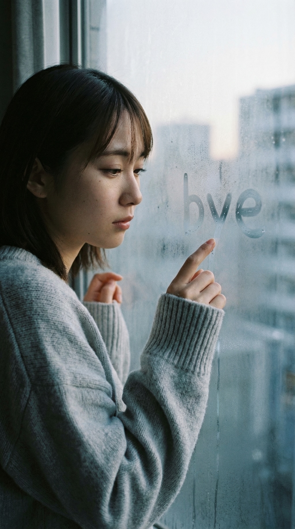 Tracing Goodbye on the Glass