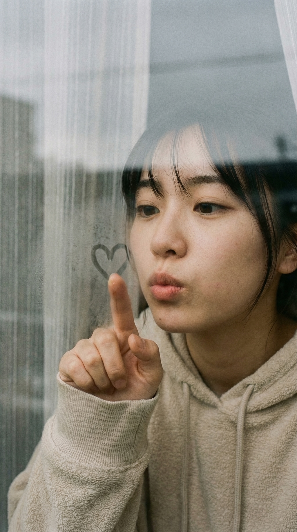 Tracing Goodbye on the Glass