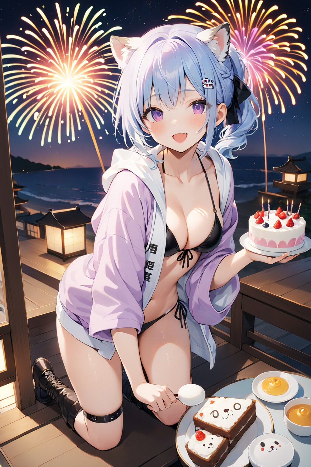 5,000いいね!突破ありがとうございます❤お祝いのケーキをどうぞ❤