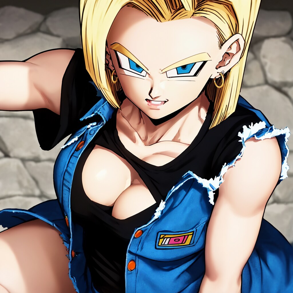 輝く金髪の美女！ドラゴンボールの人造人間18号がセクシーに魅了する