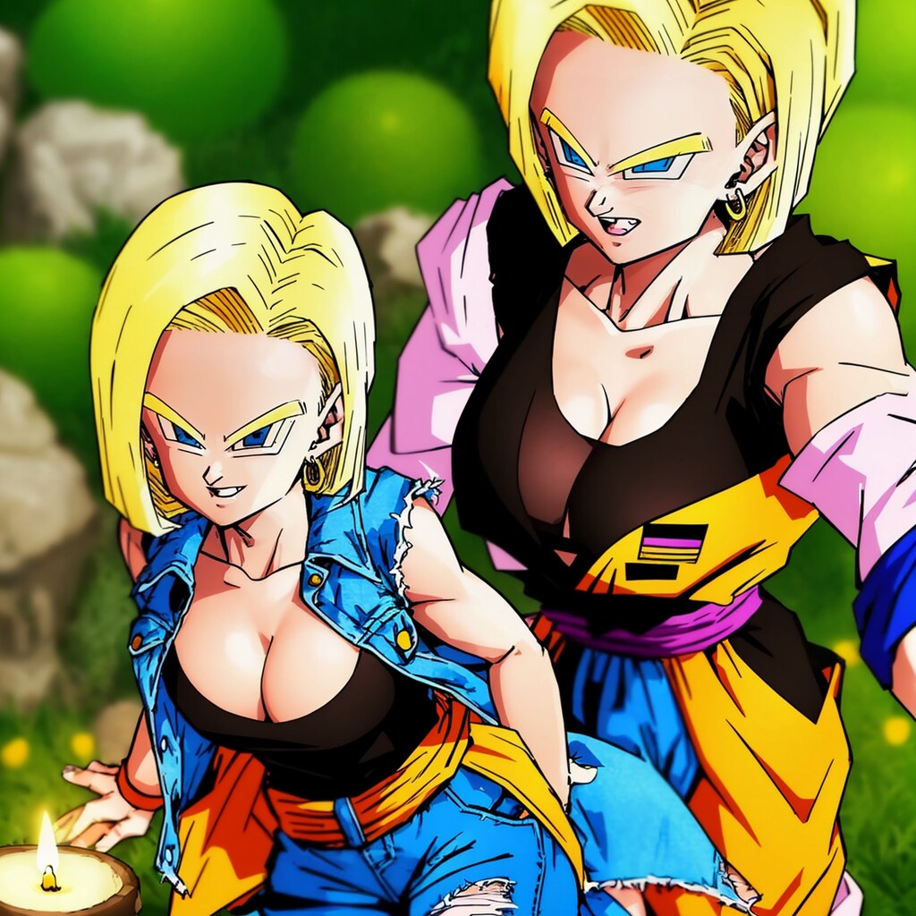 輝く金髪の美女！ドラゴンボールの人造人間18号がセクシーに魅了する