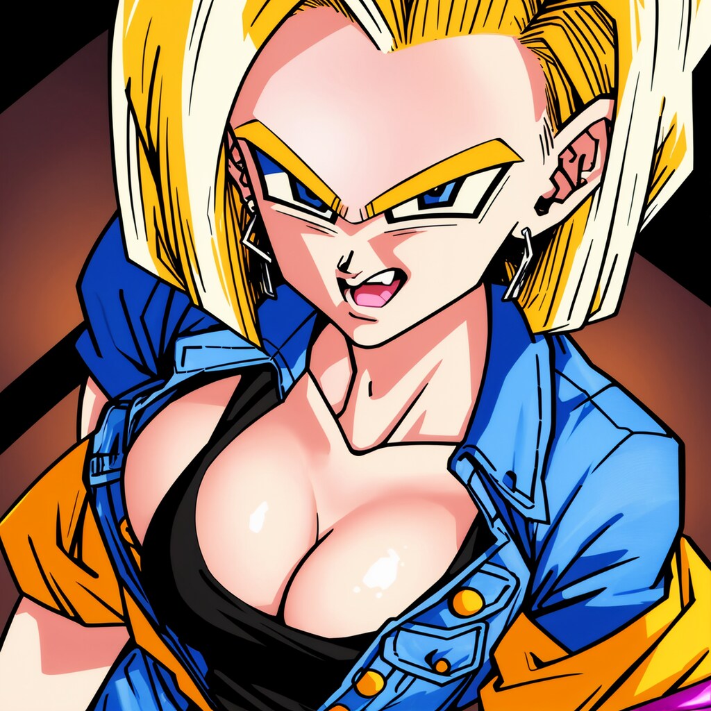 輝く金髪の美女！ドラゴンボールの人造人間18号がセクシーに魅了する
