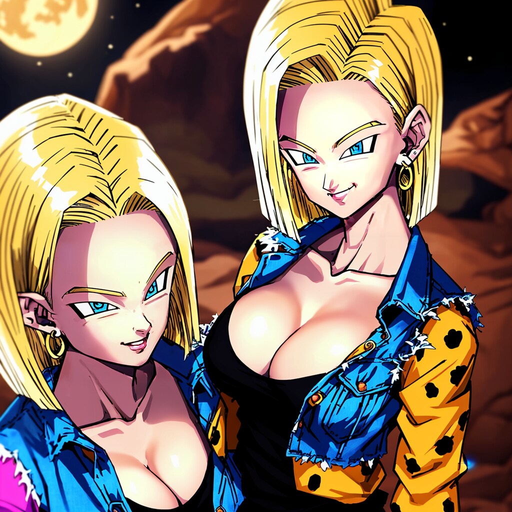 輝く金髪の美女！ドラゴンボールの人造人間18号がセクシーに魅了する