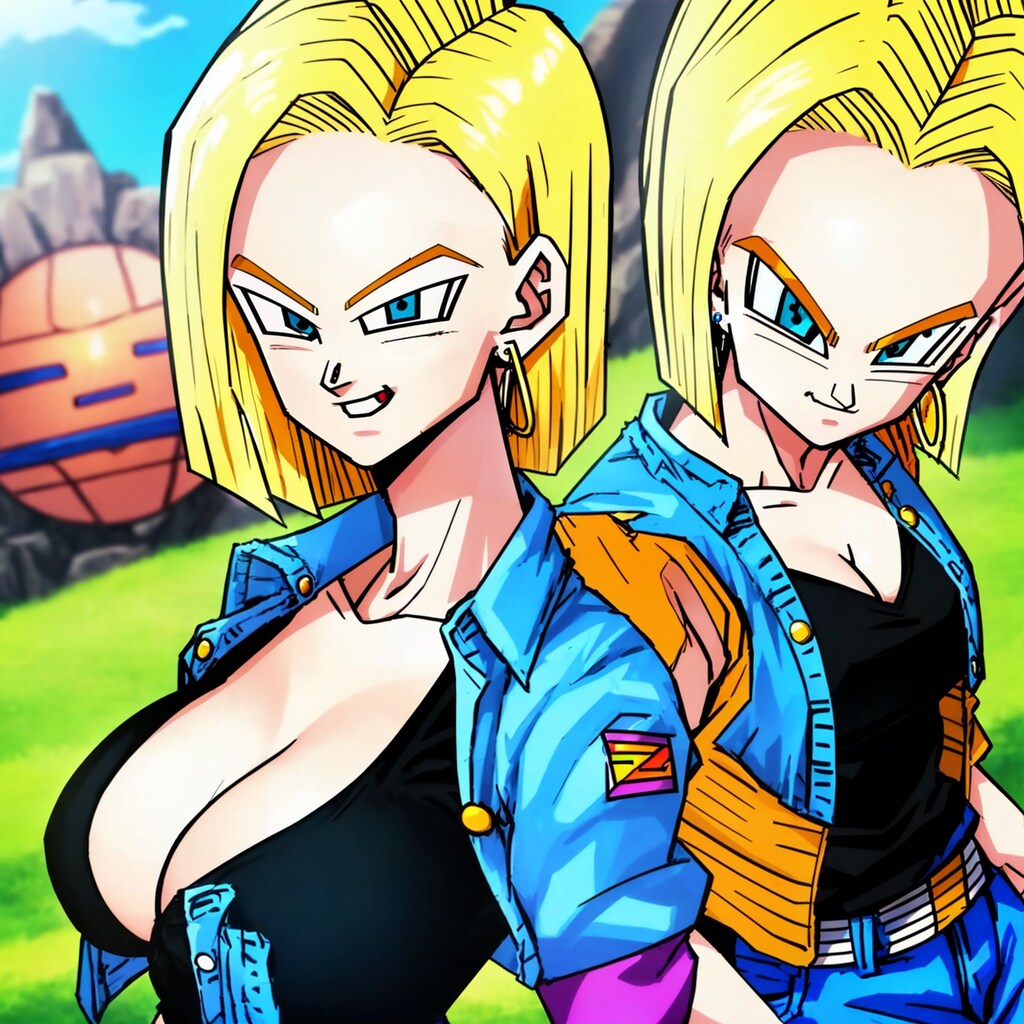 輝く金髪の美女！ドラゴンボールの人造人間18号がセクシーに魅了する