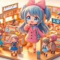 ちびちゃんとショッピングモールのミニチュア 3枚目