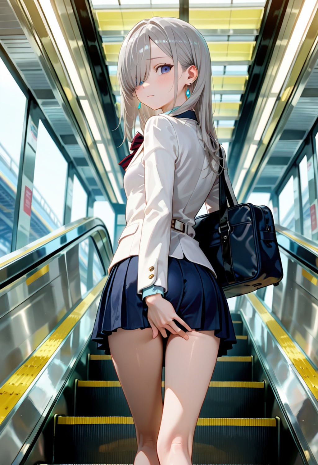 由璃亜 school uniform (4)