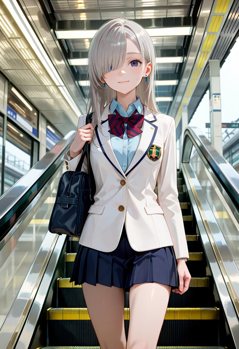 由璃亜 school uniform (4) | の人気AIイラスト・グラビア