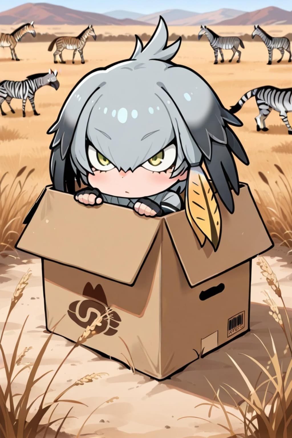 ハシビロコウちゃん