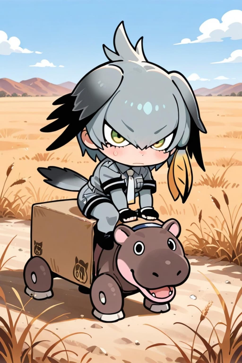 ハシビロコウちゃん