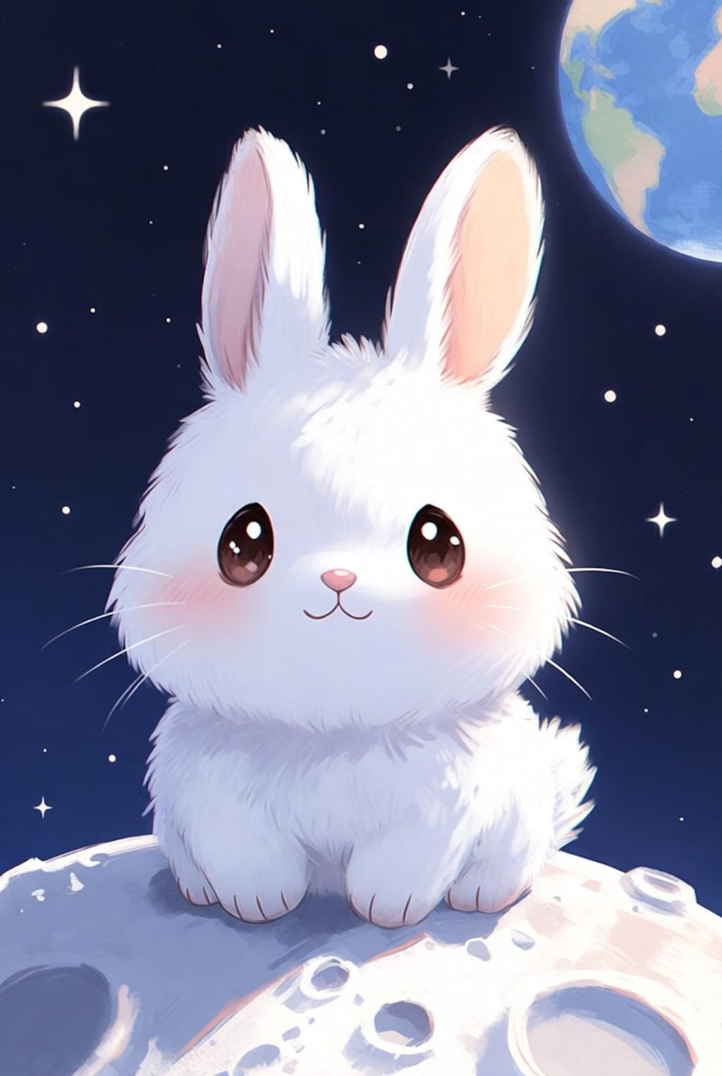 月の上のうさぎ