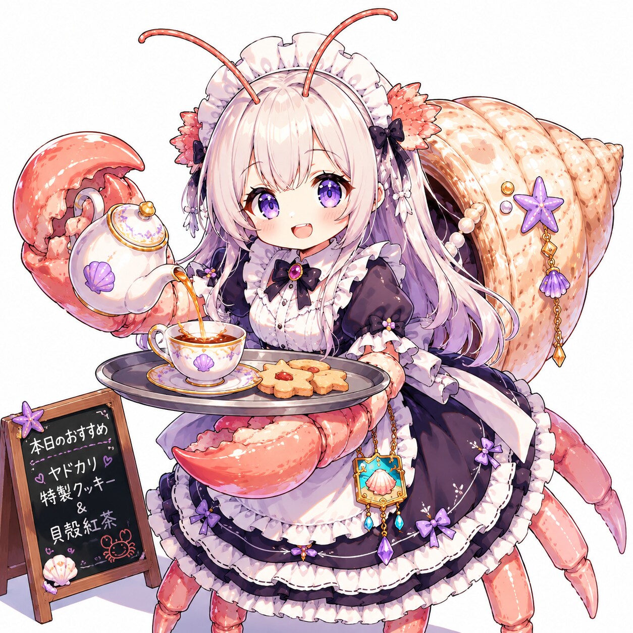 脳内ヤドカリメイド・花凛 | の人気AIイラスト・グラビア