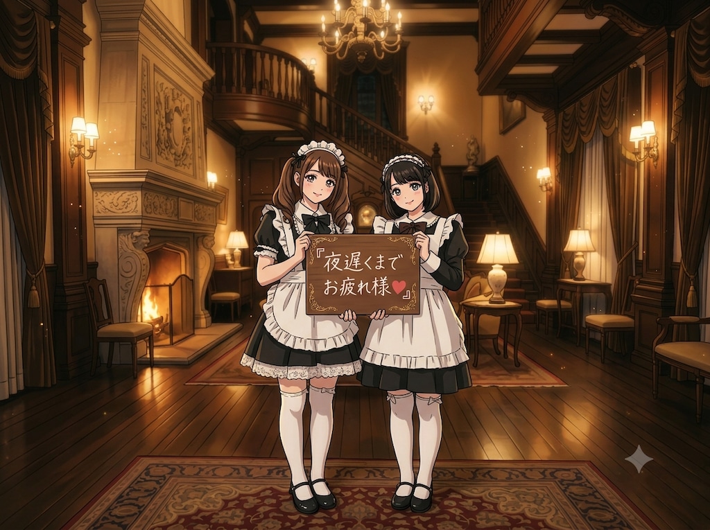 夜遅くまでお疲れ様❤️