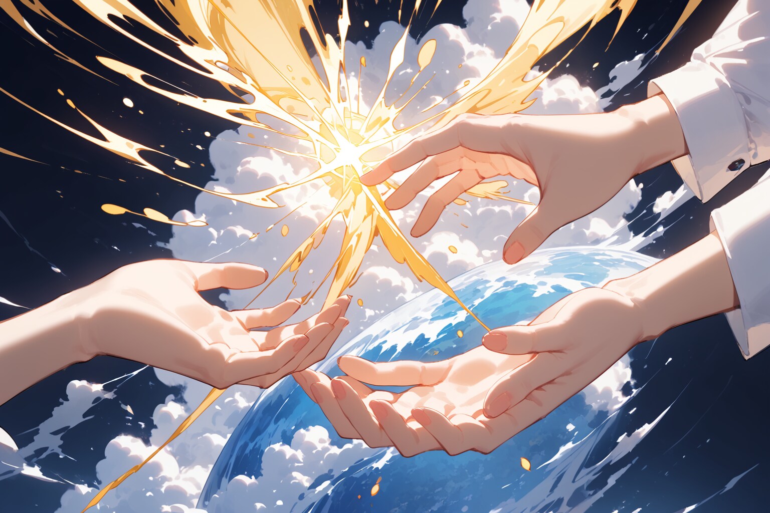 神が利き手では無い方で描いた絵 | の人気AIイラスト・グラビア