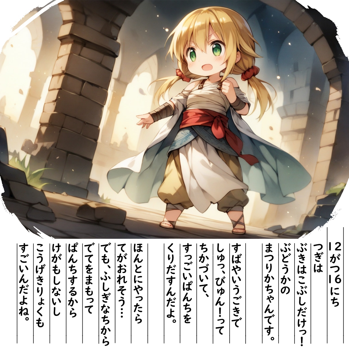 【絵日記】ぶどーかさんです | の人気AIイラスト・グラビア