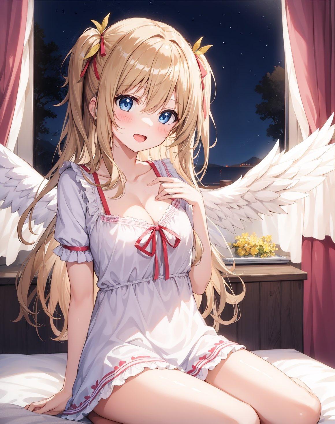 天使の日記念イラスト 天使コス