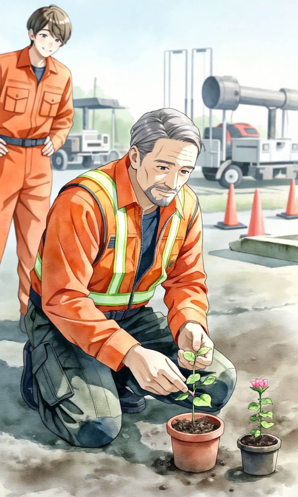ささやかに咲く花
