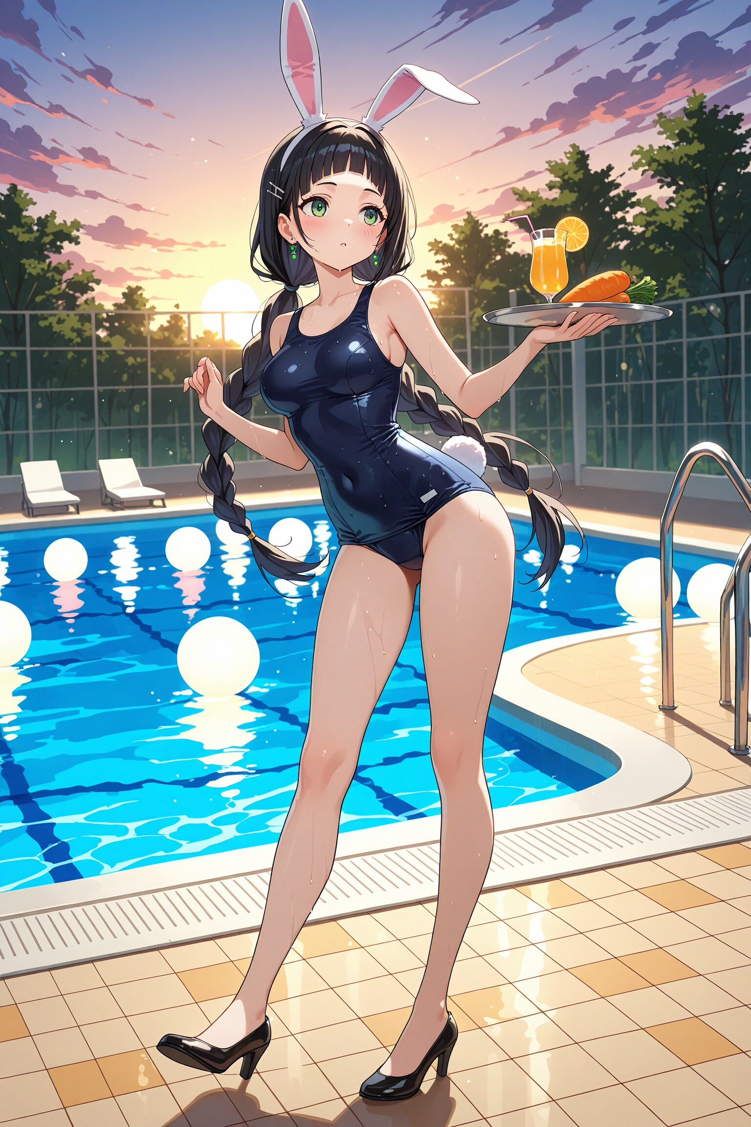 スク水バニーのこよみちゃん