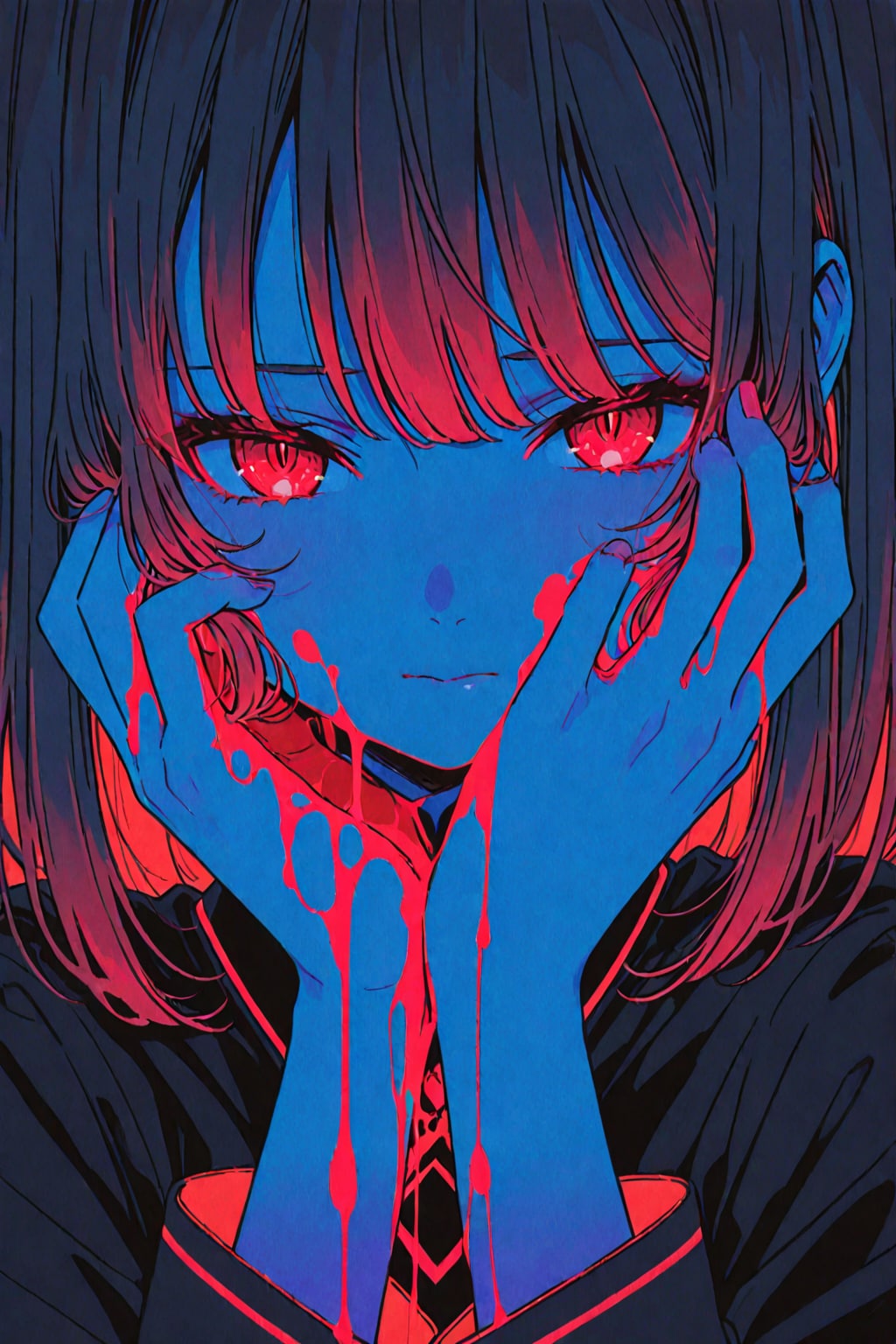 何かホラー映画っぽいイラスト