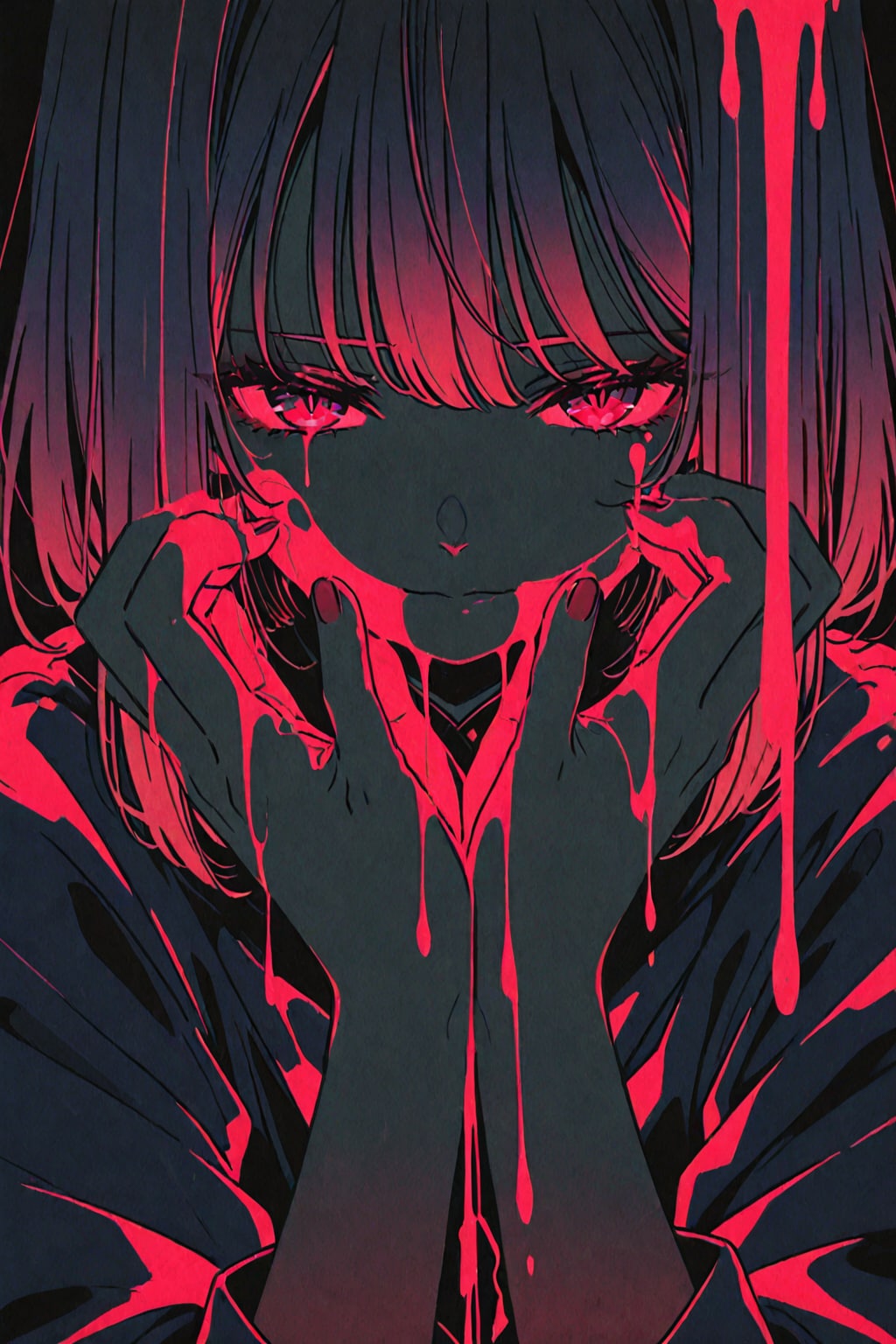 何かホラー映画っぽいイラスト