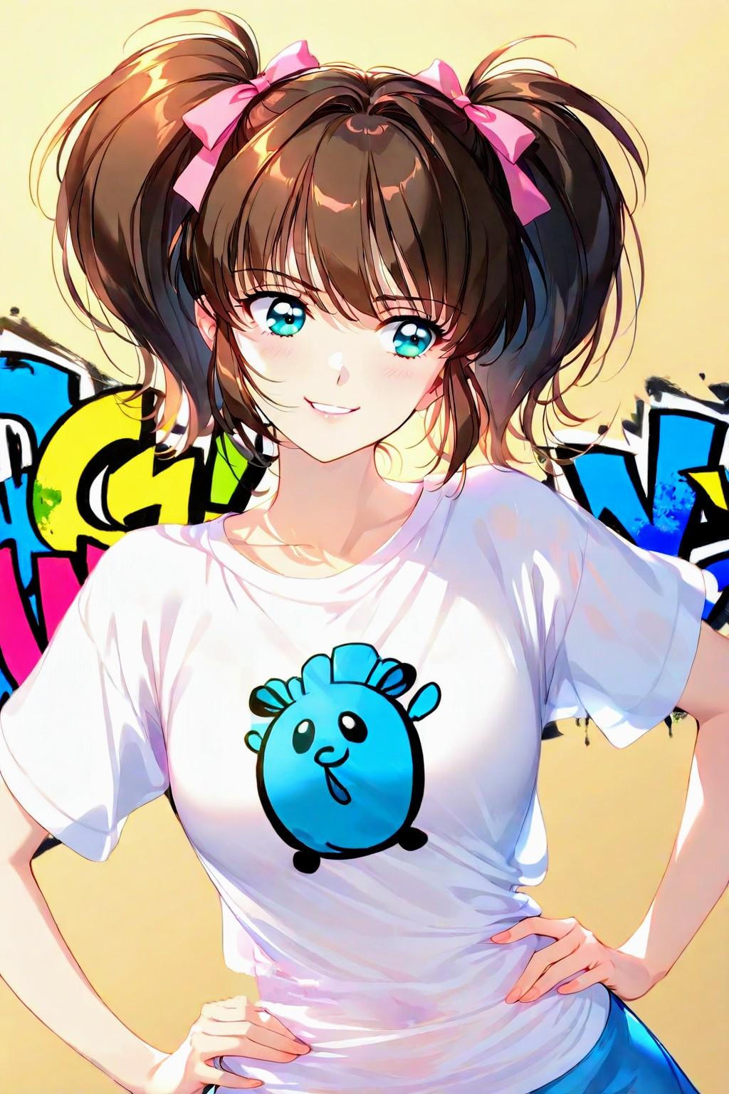 ポップTシャツな、はるかちゃん