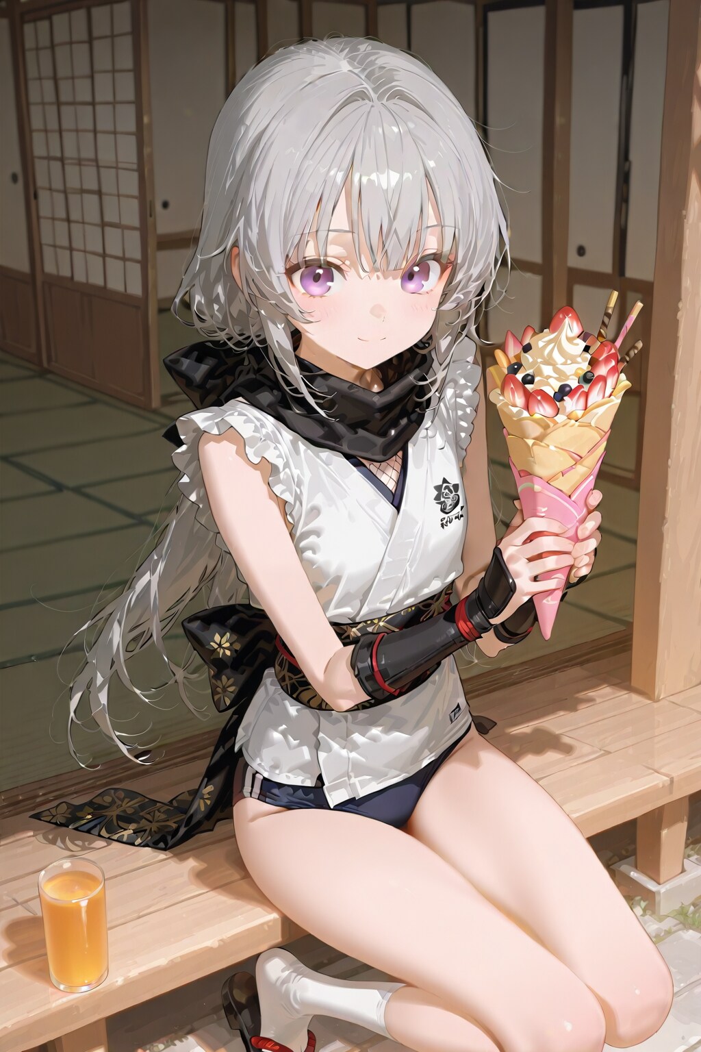 主君！クレープだ、はやく食べよう！腹が減ったらナンタラ_20251110