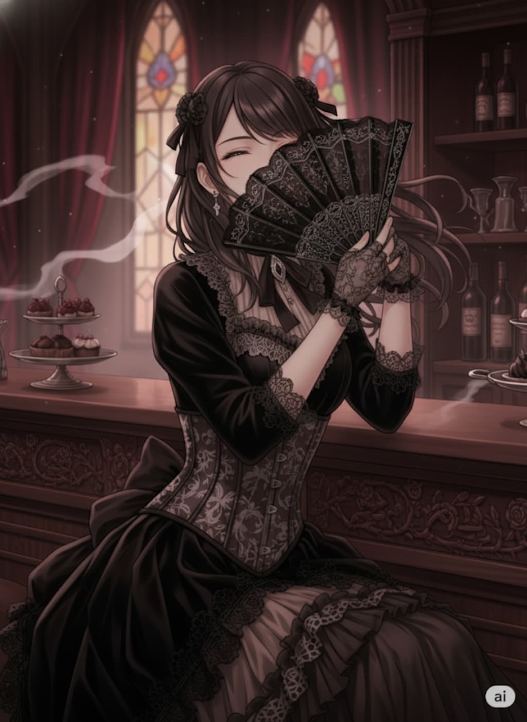 【侯爵夫人】扇子の裏の嗤い