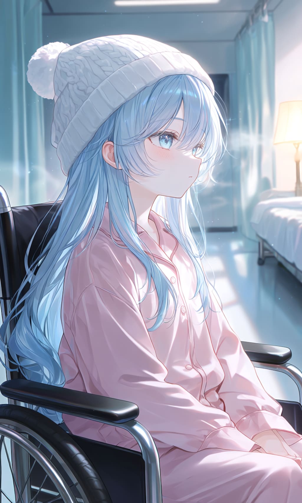 病院にて