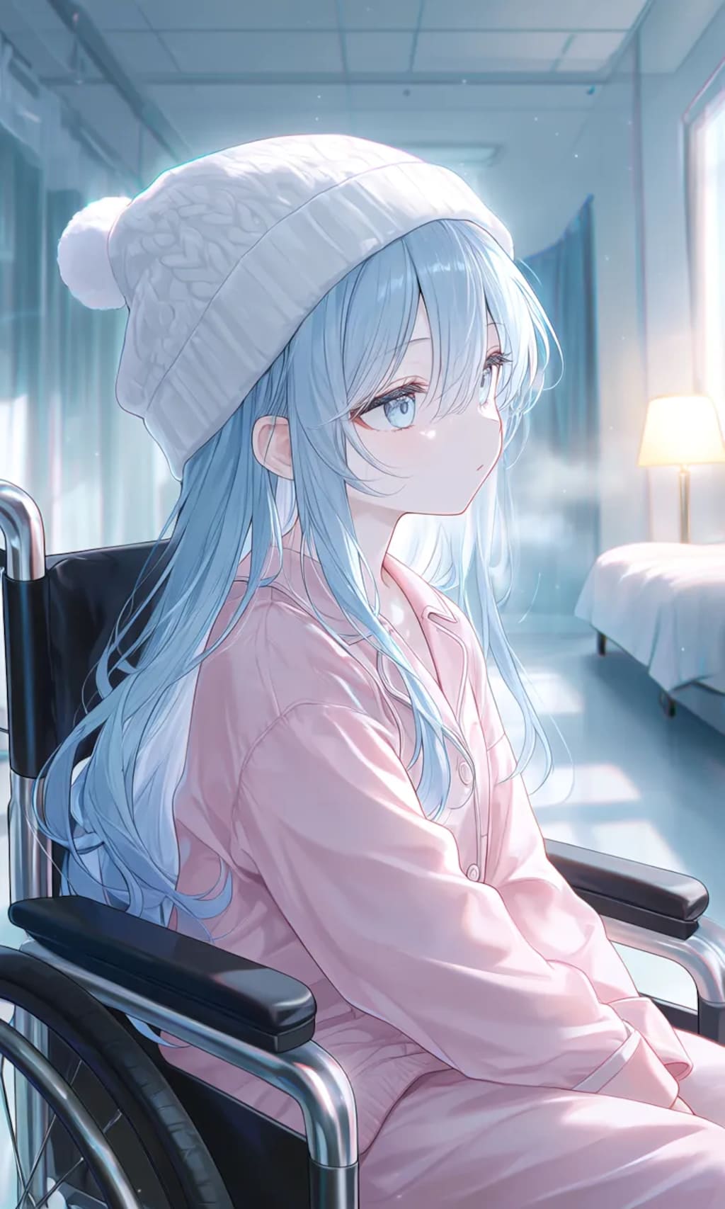 病院にて