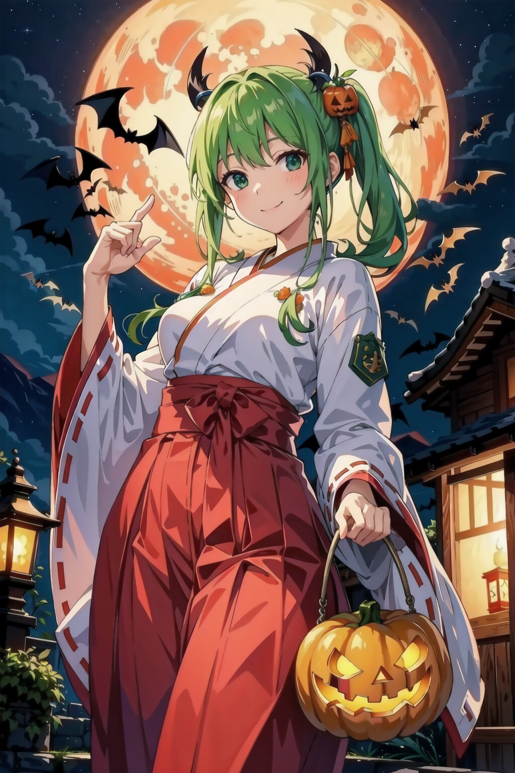巫女ハロウィン