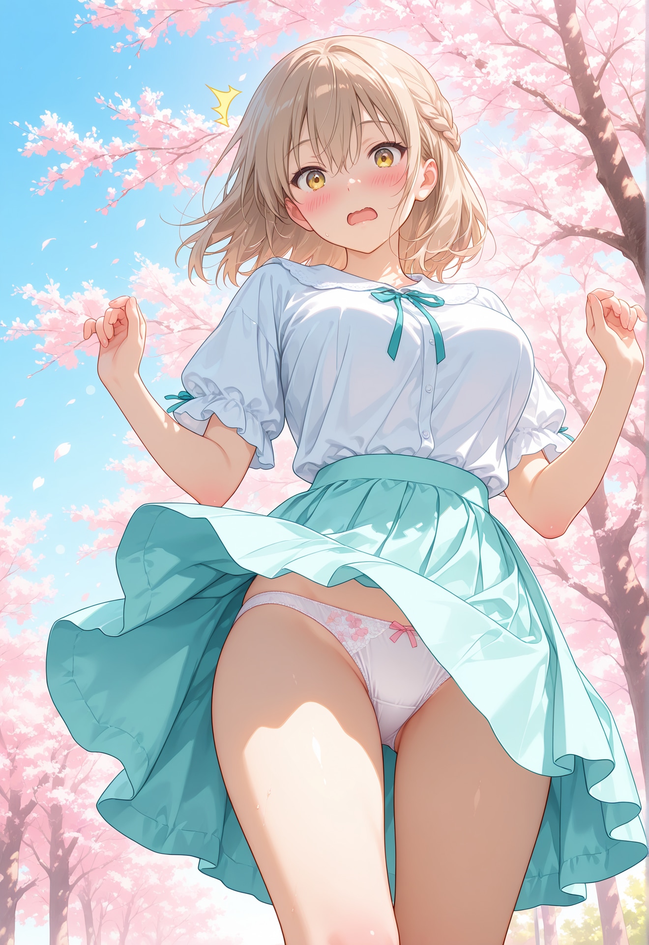 パンチラするオリキャラちゃん③
