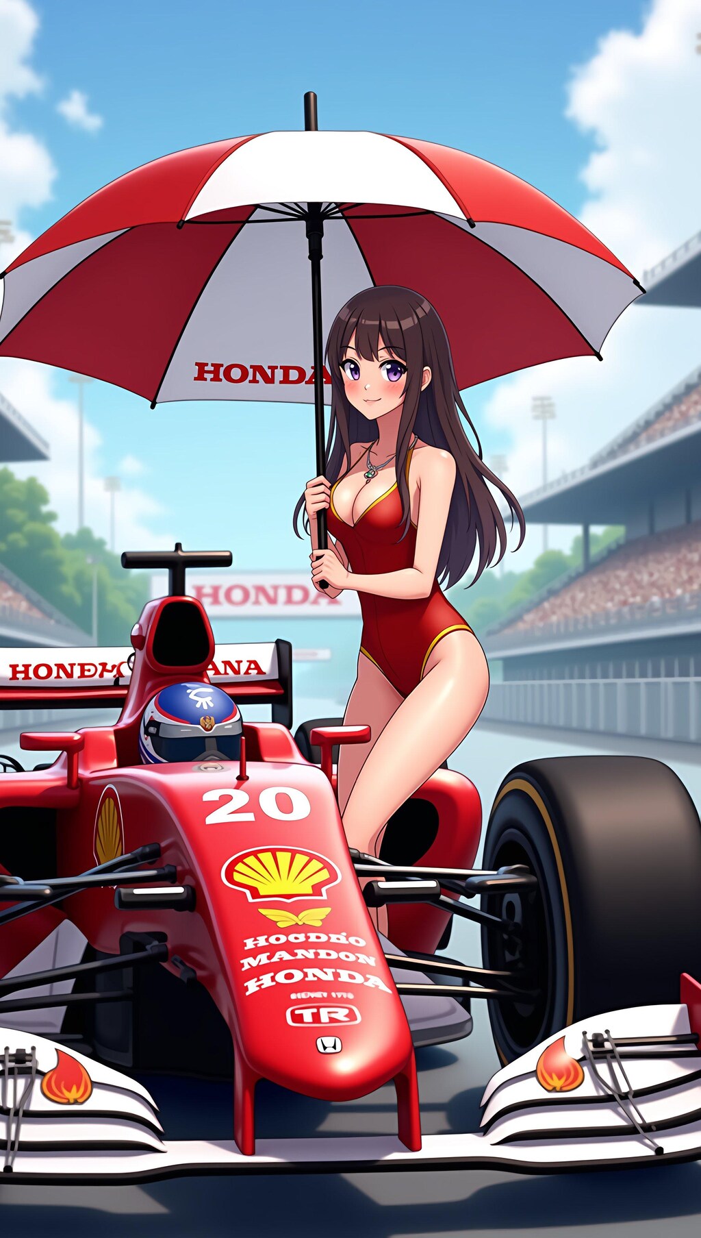 レースクイーン(2枚)