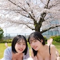 お花見で一杯。 7枚目