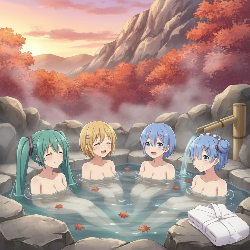 ミクさんたちは登別温泉に来ました