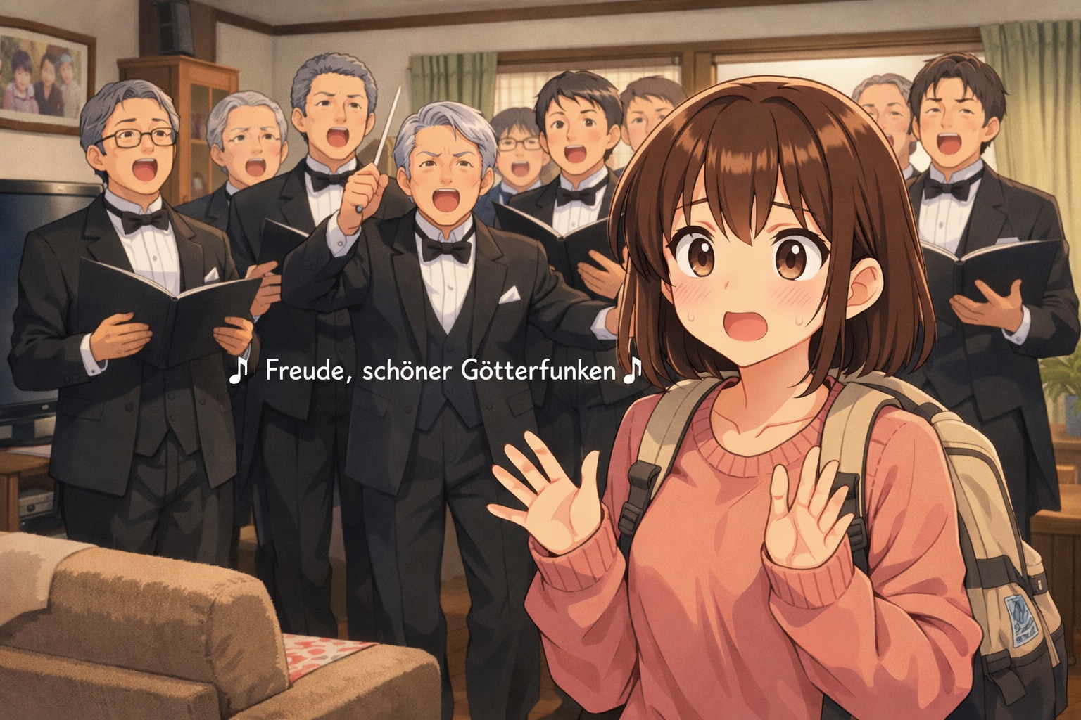 歓喜の歌でお出迎え | の人気AIイラスト・グラビア