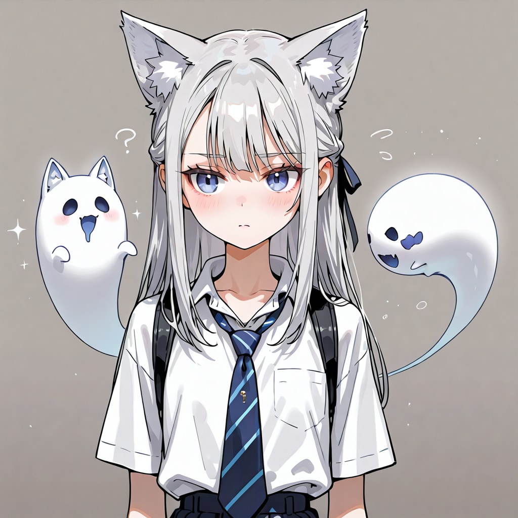銀髪の妖狐ちゃん
