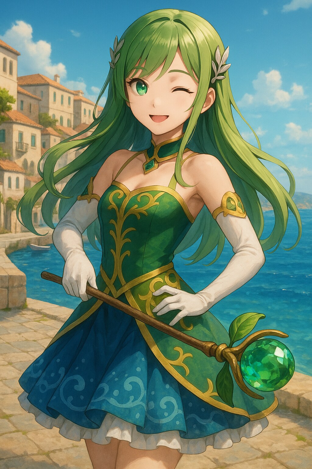 ある魔法少女のバカンス | の人気AIイラスト・グラビア