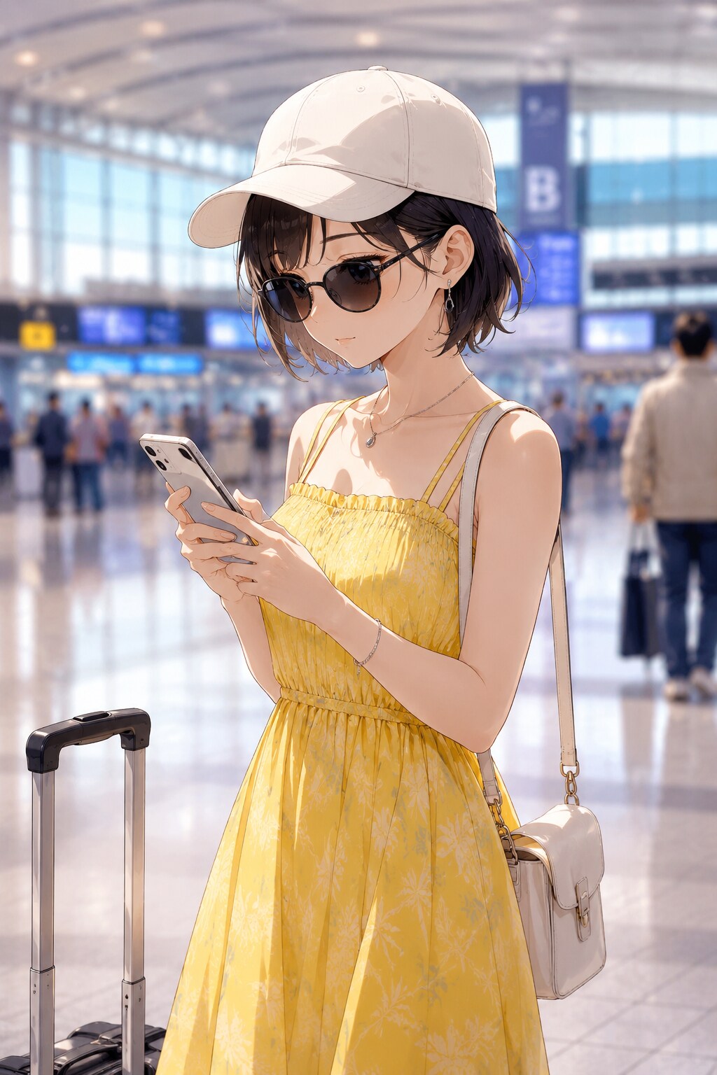 飛行機での旅行はいつになっても慣れないな…