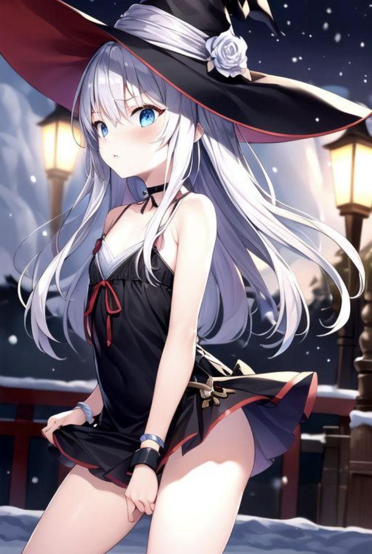 撮られていることに気づいたイレイナ