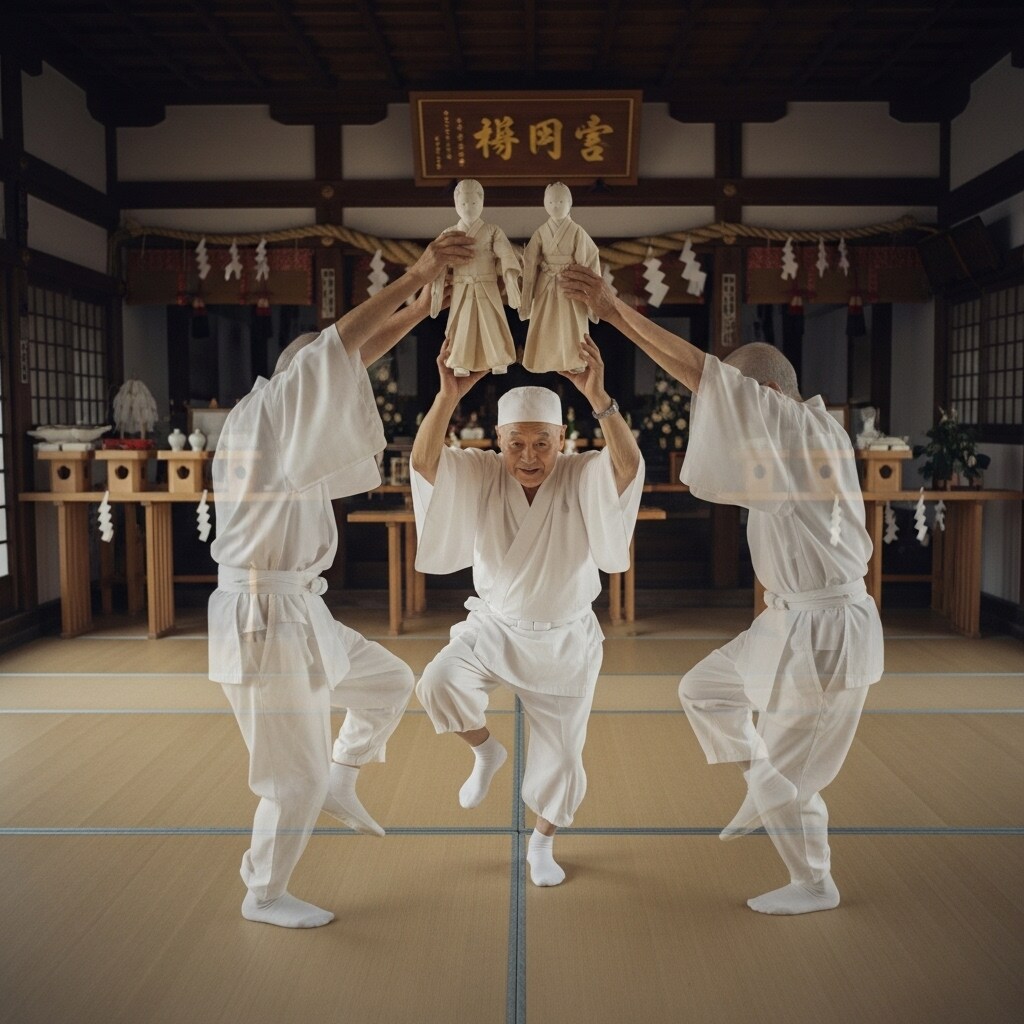 某町の神社に伝わる神事 | の人気AIイラスト・グラビア