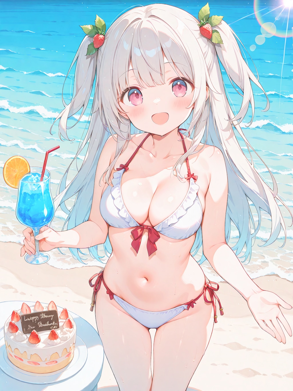 ショートケーキビキニ少女